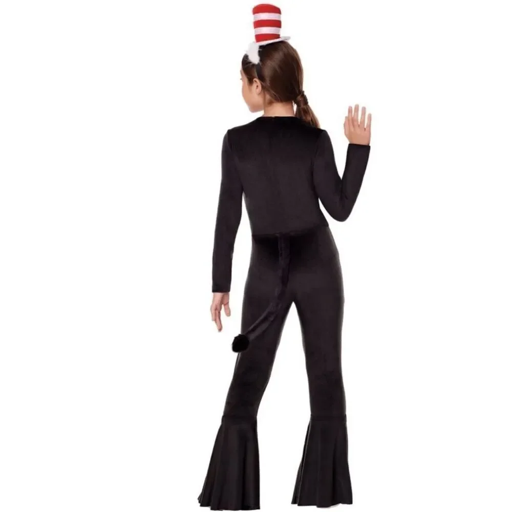 Spirit Dr. Seus Cat In The Hat Jumpsuit Child Size Medium - Picture 6 of 7